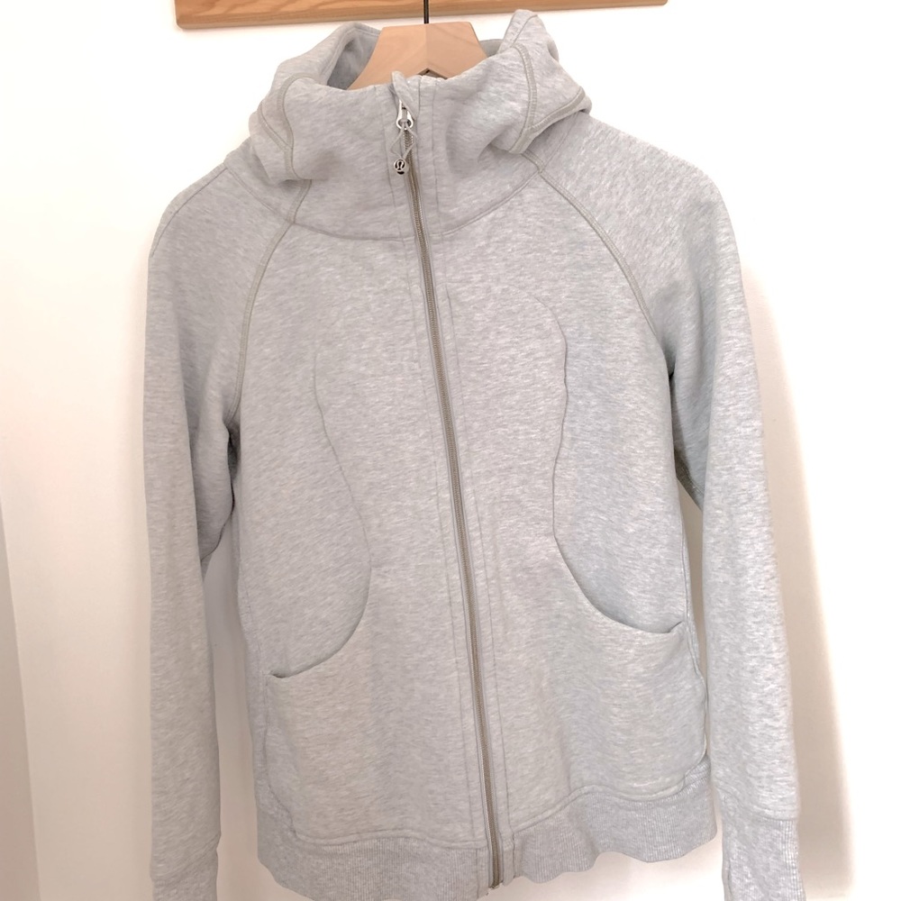 Scuba Full-Zip Hoodie Lululemon | light gray | size 8